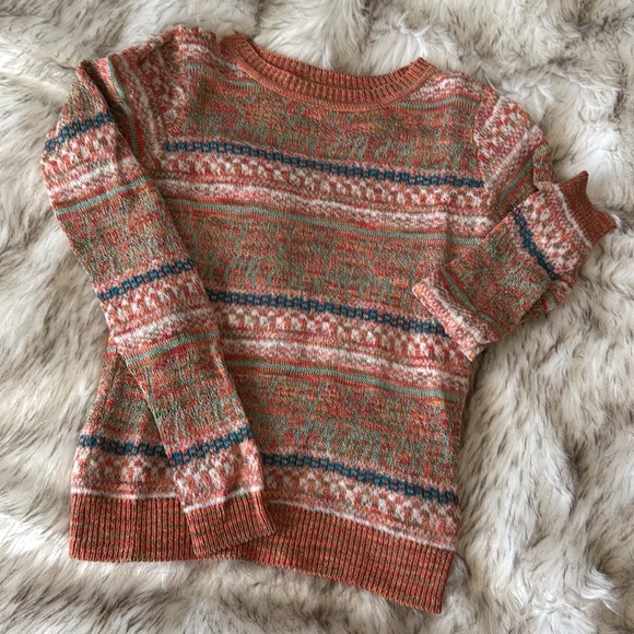 A n t h r o p o l o g i e • Sparrow fair isle vintage sweater - Picture 2 of 10